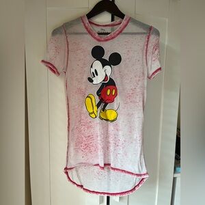 Disney Mickey Mouse Shirt - White and Red vintage